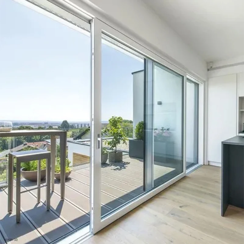 Lift & Slider Storefront Door Style German Hardware Interior Aluminium Sliding Doors Partition Doors Aluminum Alloy