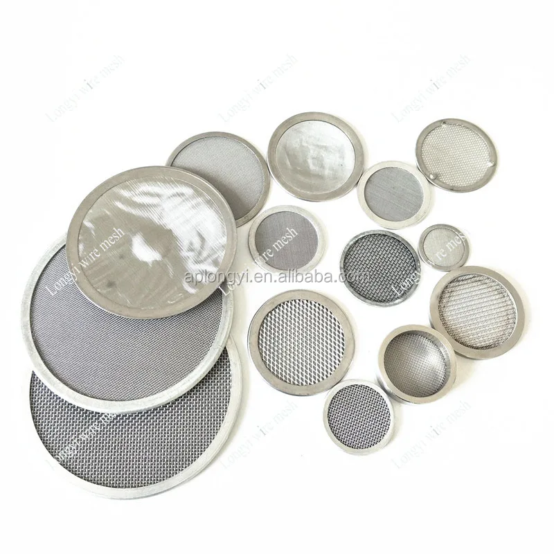 4-6 layers 304 316 316L stainless steel wire mesh 125 micron filter disc