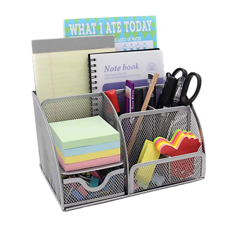 Best Hot Sale Cheapest 6 Compartments Drawer  Office Desk Organizer The Mesh Collection desk organizer