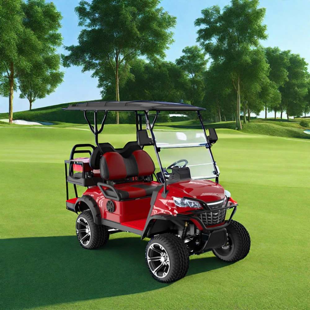 Hot Selling 4 Seats Golf Cart Electric 72V Motor New Design Off Road Electric Golf Cart