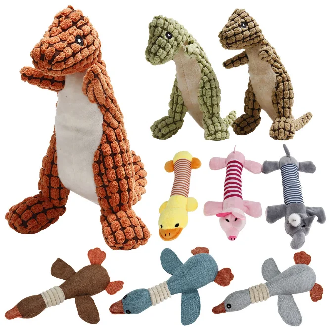 
Hot Sale High Quality Soft Durable Interactive Set Pet Dog Squeaky Chew Dog Toys 