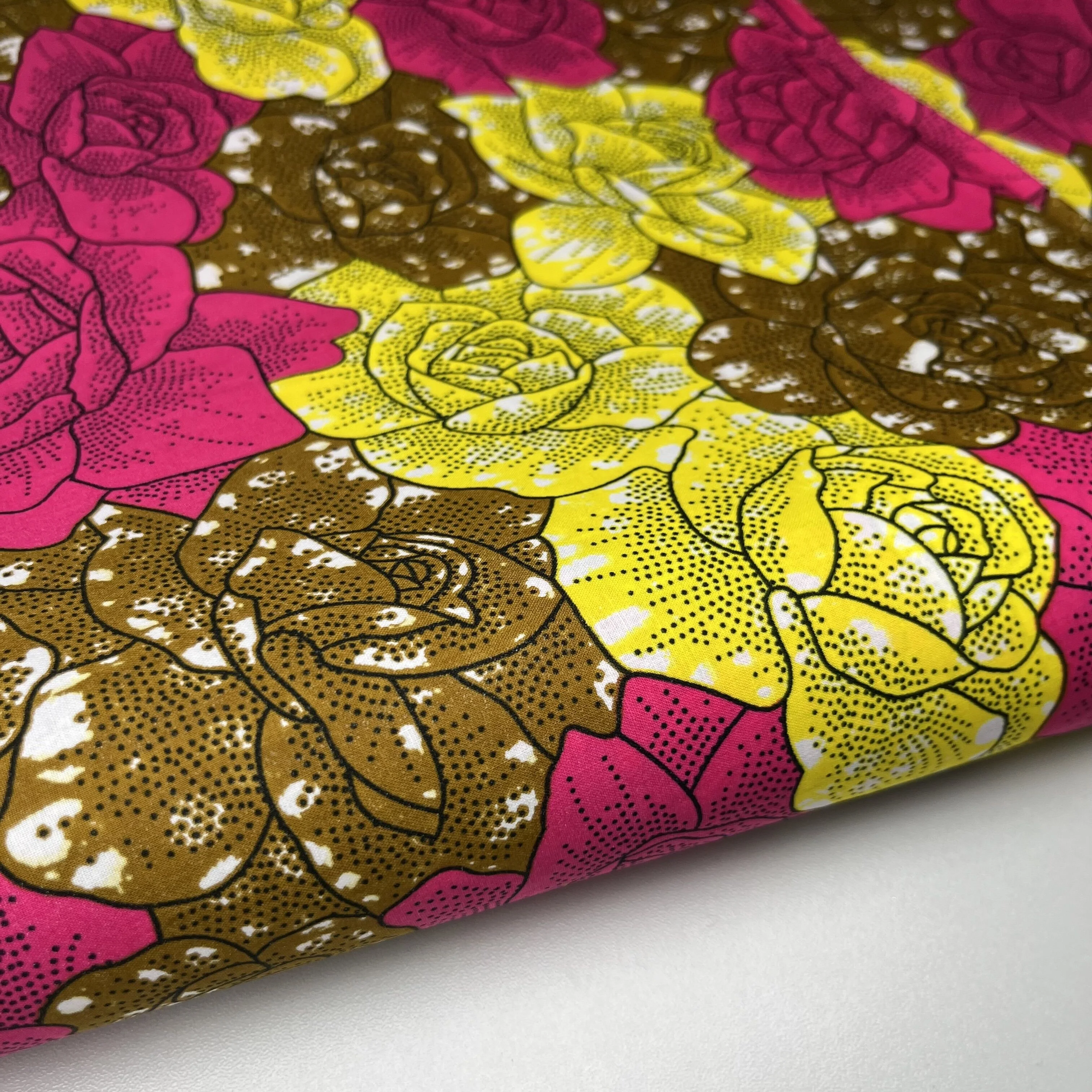 Hot Sale New Model African Java Batik Veritable Cotton Printed Fabric For Wax Cloth