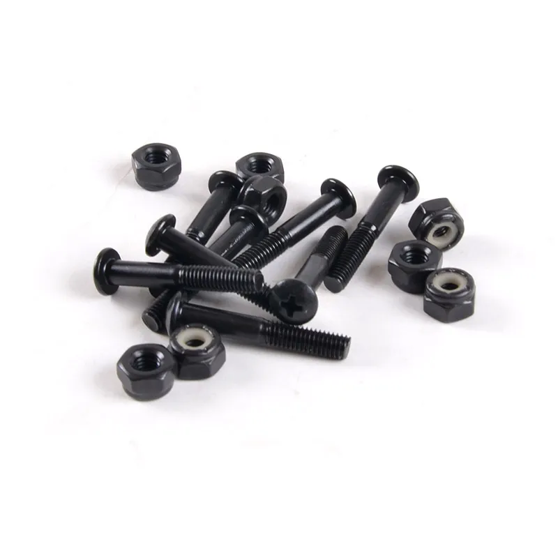 31mm black long 8 screws 8 bolts skateboard longboard parts components