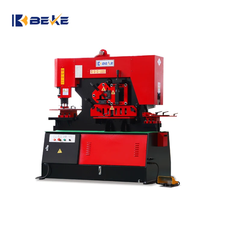 Professional Hydraulic Sheet Metal Combined Ironworker Punching Machine For Sale