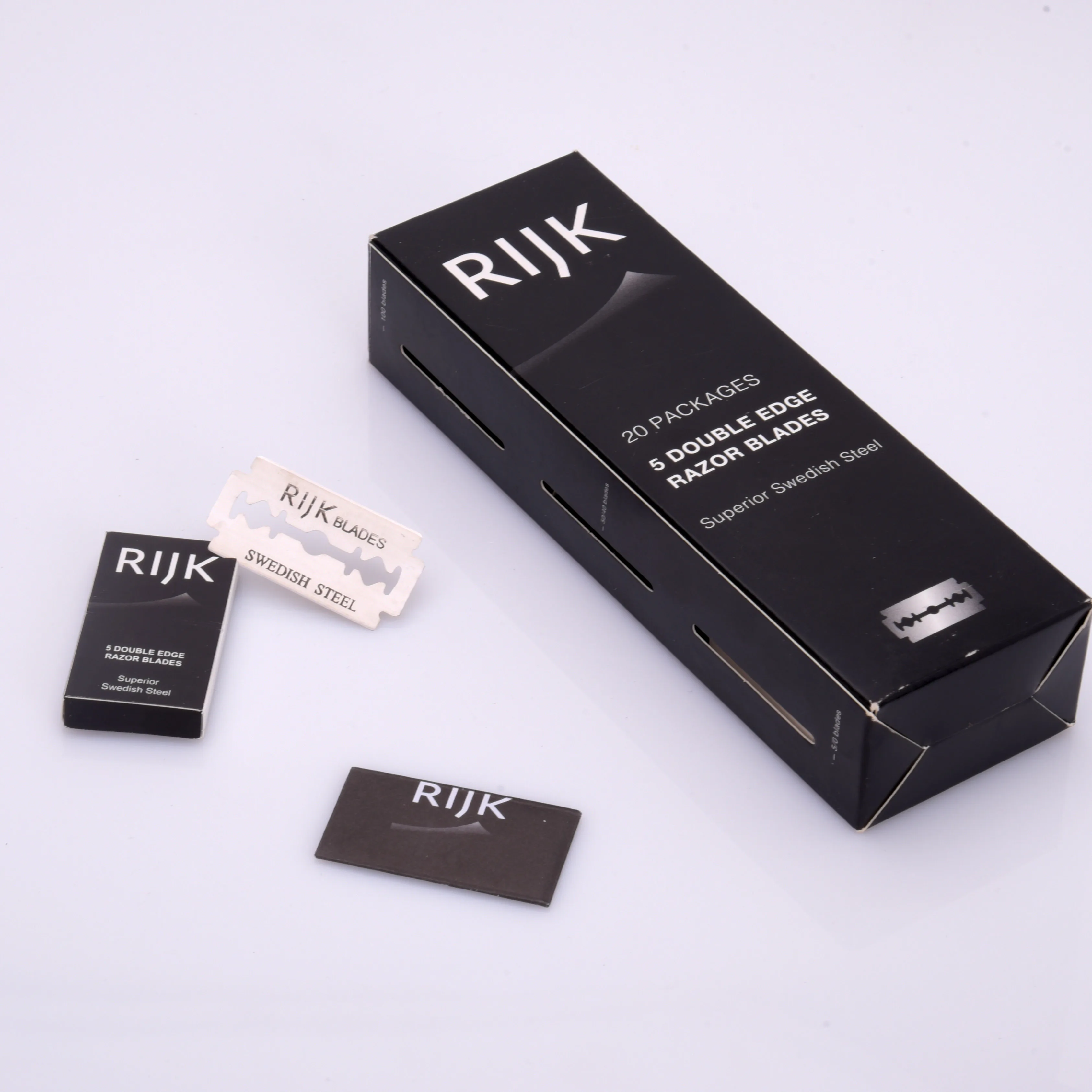 Twin edge razor blades for Safety razors and barber straight knife for Men & Women Shaving hair and eyebrow