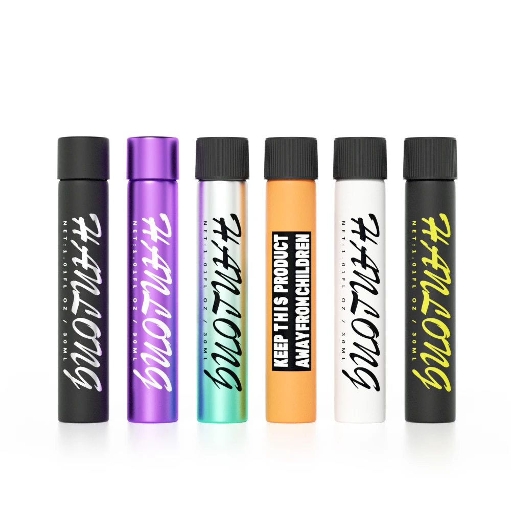 Matte custom logo colour 90mm 125mm glass child resistant packing tube smell proof flower pre glass tube