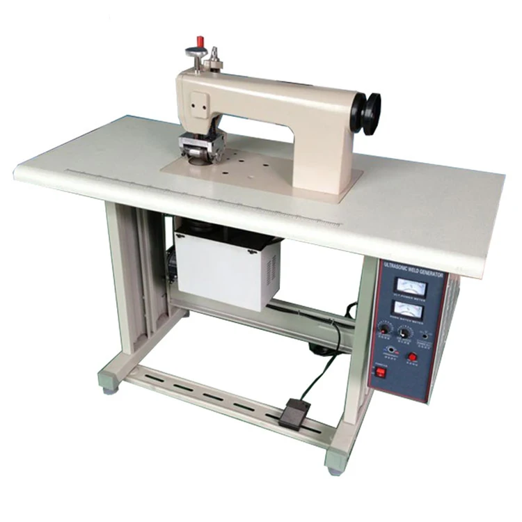 Ultrasonic lace sewing machine Pvc Mask nonwoven welding cutting making sewfree medical cloth Side Cutting Equipment Embroidery