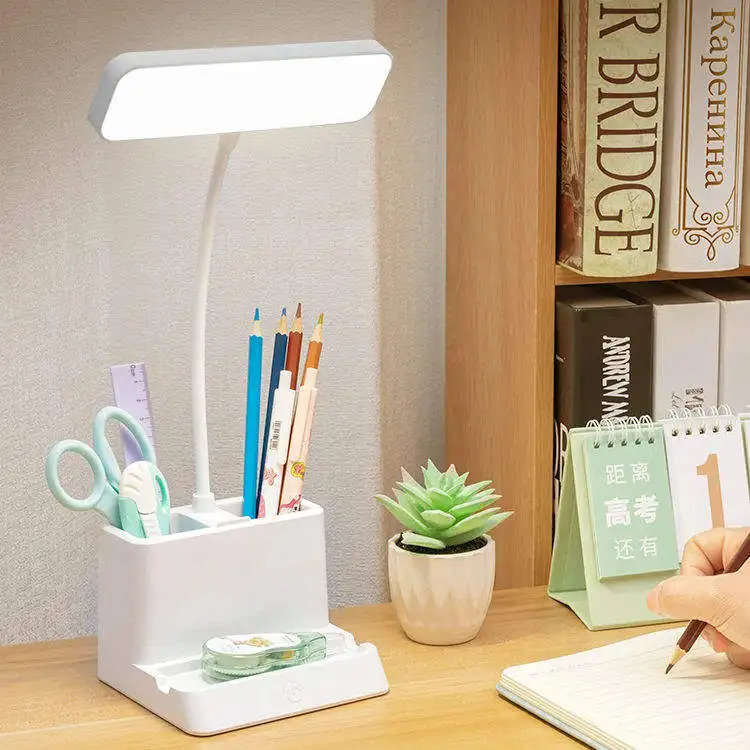 2025 Best Selling Products Smart Lighting LED Desk Lamp Studio Table Lamps Indoor With Pen Container