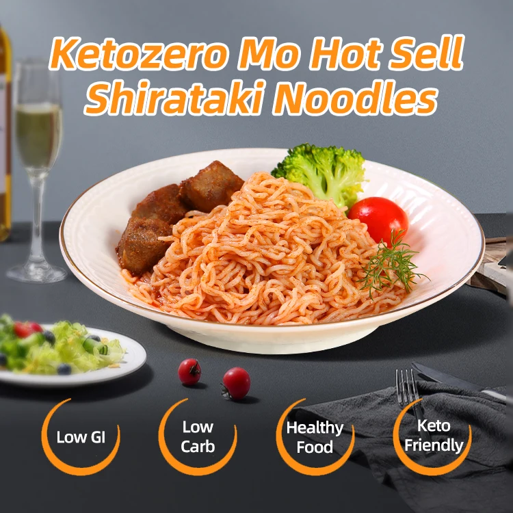 Popular Branded Healthy Low Carb Low Calories Vegetarian Diet Keto Konjac Noodle Instant Shirataki Pasta