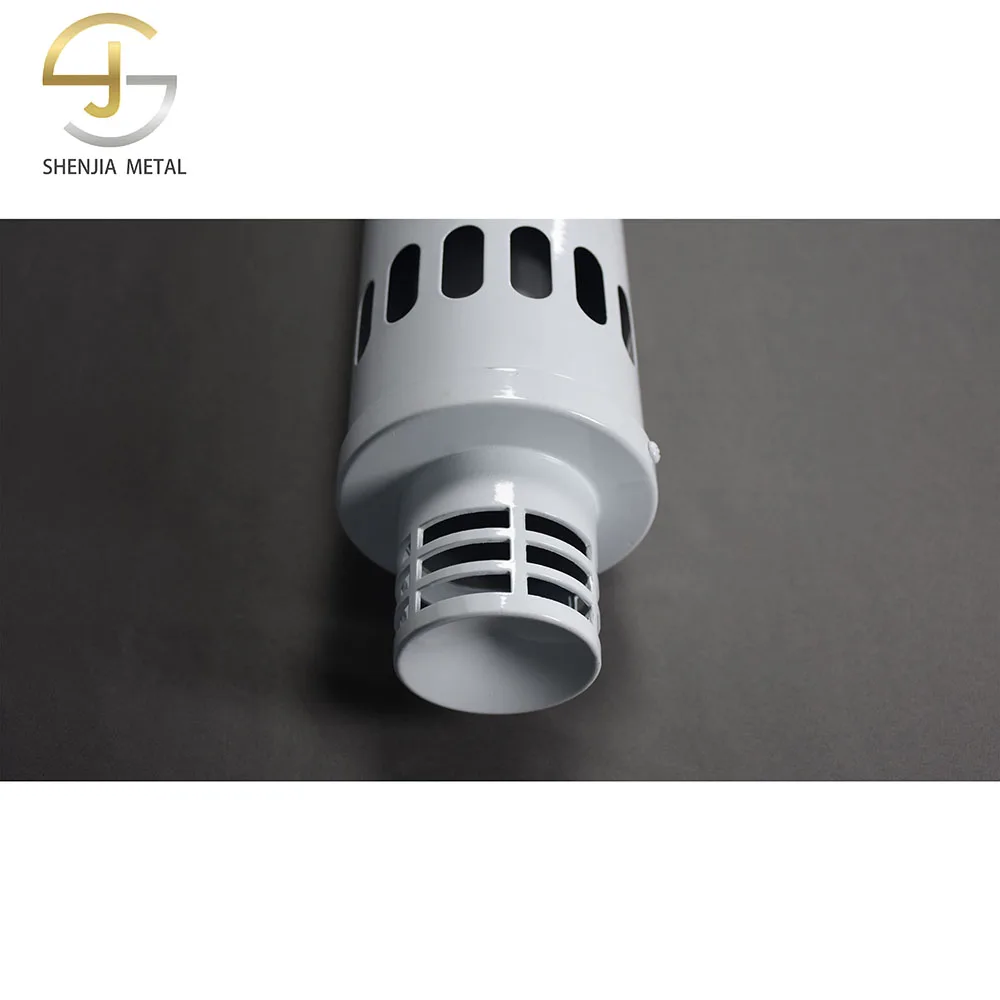 Coaxial reverse smoke pipe directly into the total length of 95cm inside and outside double aluminum material