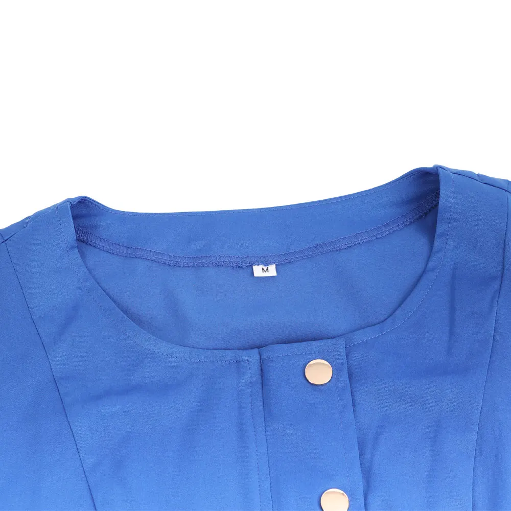 Wholesale Custom Two Pieces High Quality Women And Man Hospital Uniforms Nursing Scrubs Suit Beauty Salon Work Cloth Scrubs Set