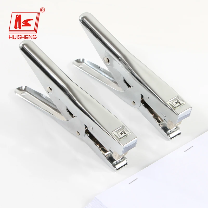 Оптовая продажа, бесплатные образцы, бумажные книжные переплетные отверстия, 100 шт. скоб, холоднокатаная сталь, металлический материал, Офисная степлерографическая машина