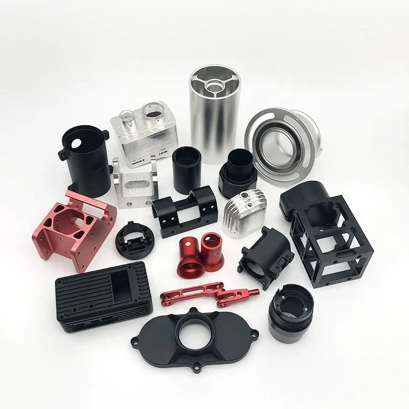 Production cnc machining parts Custom anodized Black metal parts Cnc Aluminum Machining Service
