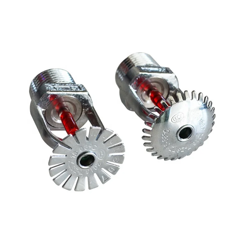 Fire Sprinkler System 1/2 Inch Concealed fire sprinkler DN15 Pendent Type Concealed Sprinkler