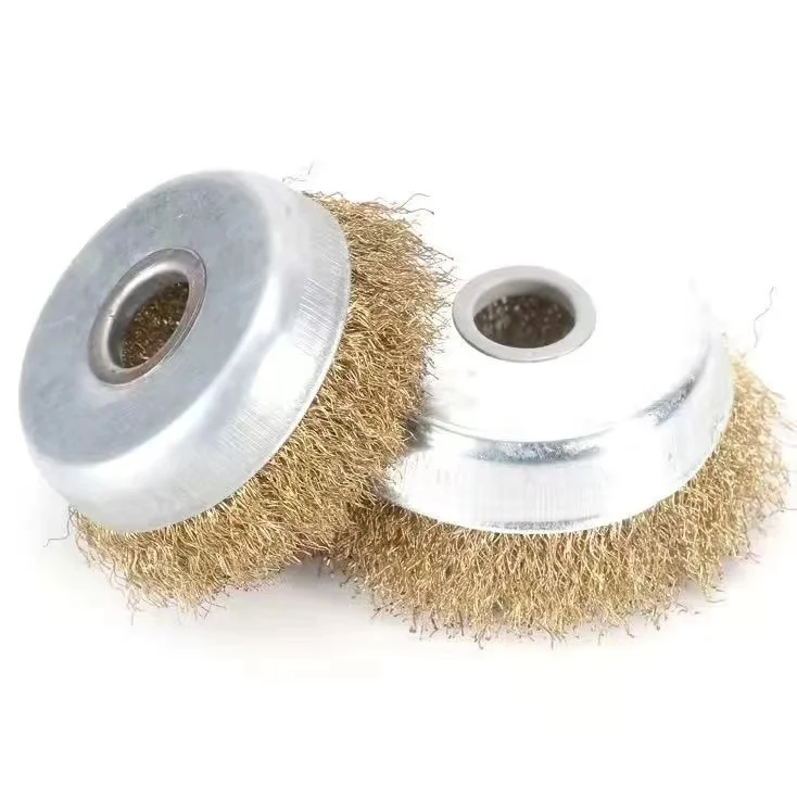 Factory Direct Selling Steel Wire Flower Head Steel Wire Wood Carving Polishing Grinding Head Wire Wheel Brush