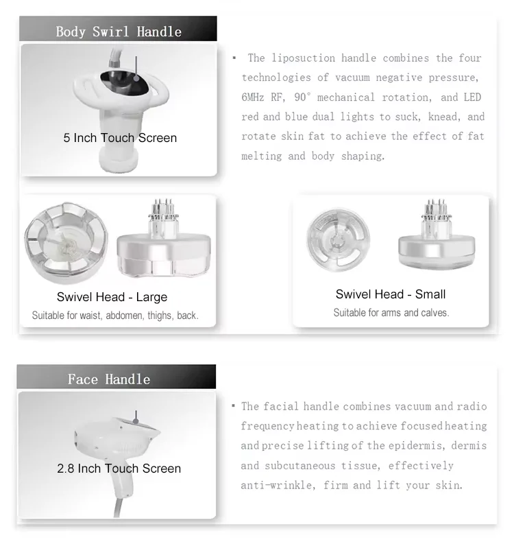 2 In 1 Rf High Pressure Rotation Roller Body Slimming Machine Reduce Cellulite Weight Loss Device Improve Blood Circulation