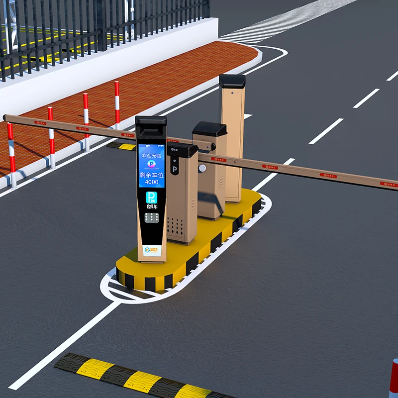 Fence Arm 5 Meters Auto barrier Gate rfid Card Reader Traffic Barrier Boom Barrier for Parking System