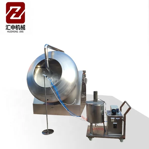 
big capacity automatic almond grape nut peanut chocolate coating equipment 