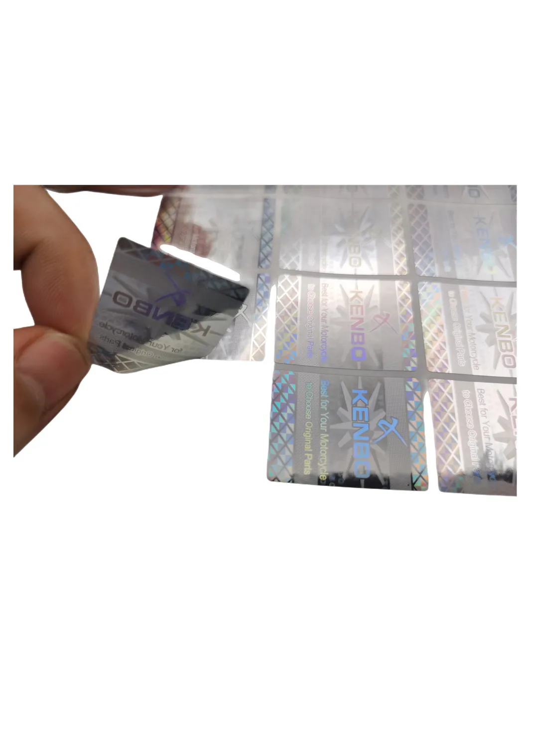 Custom stickers  Roll Waterproof  hi tech Authentic Security Seal   Multi-layer  Adhesive Sticker