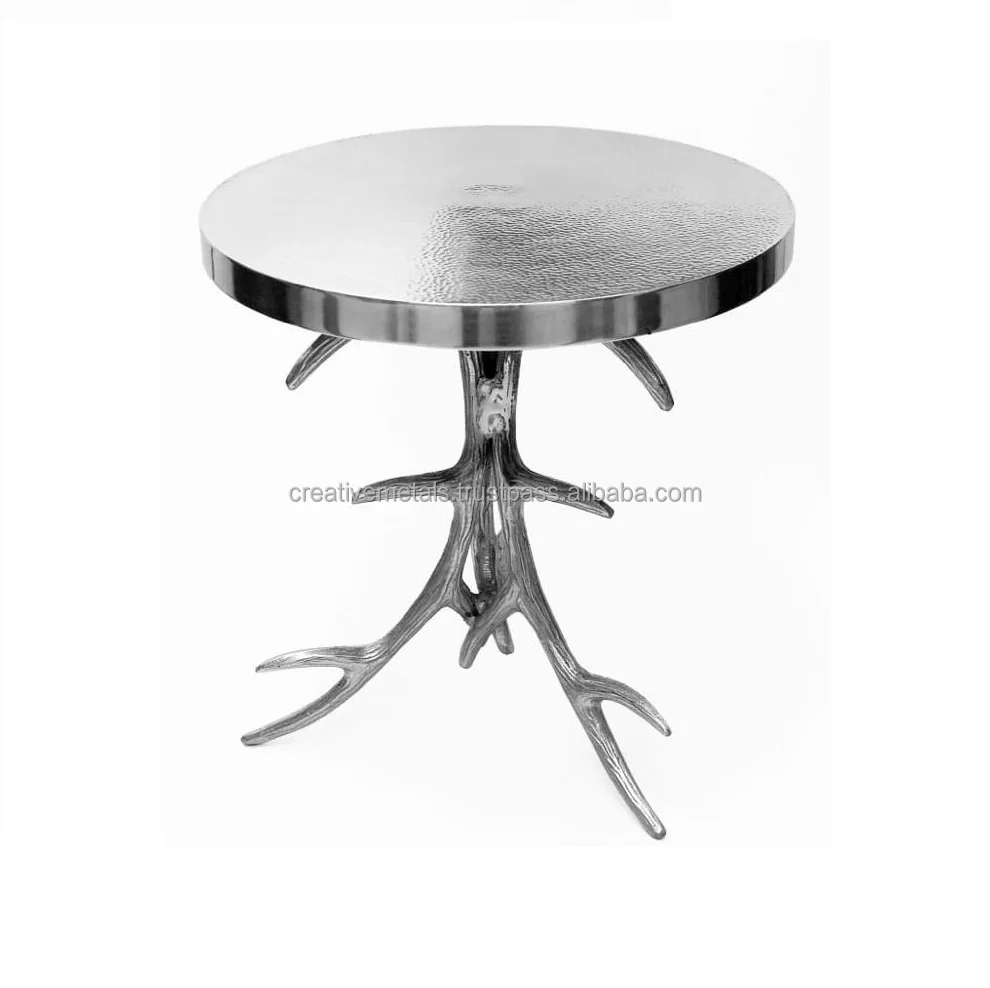 
American Style Round Coffee Table Designer Metal Coffee Table Living Room Table round metal aluminum top 