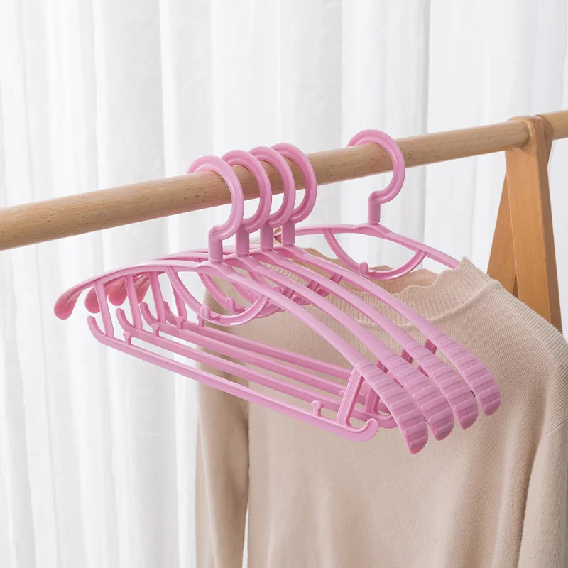 Wide Shoulder Space Saving Stacking Plastic Hangers Folding Hanger Organizer Hangers For Home Hotel