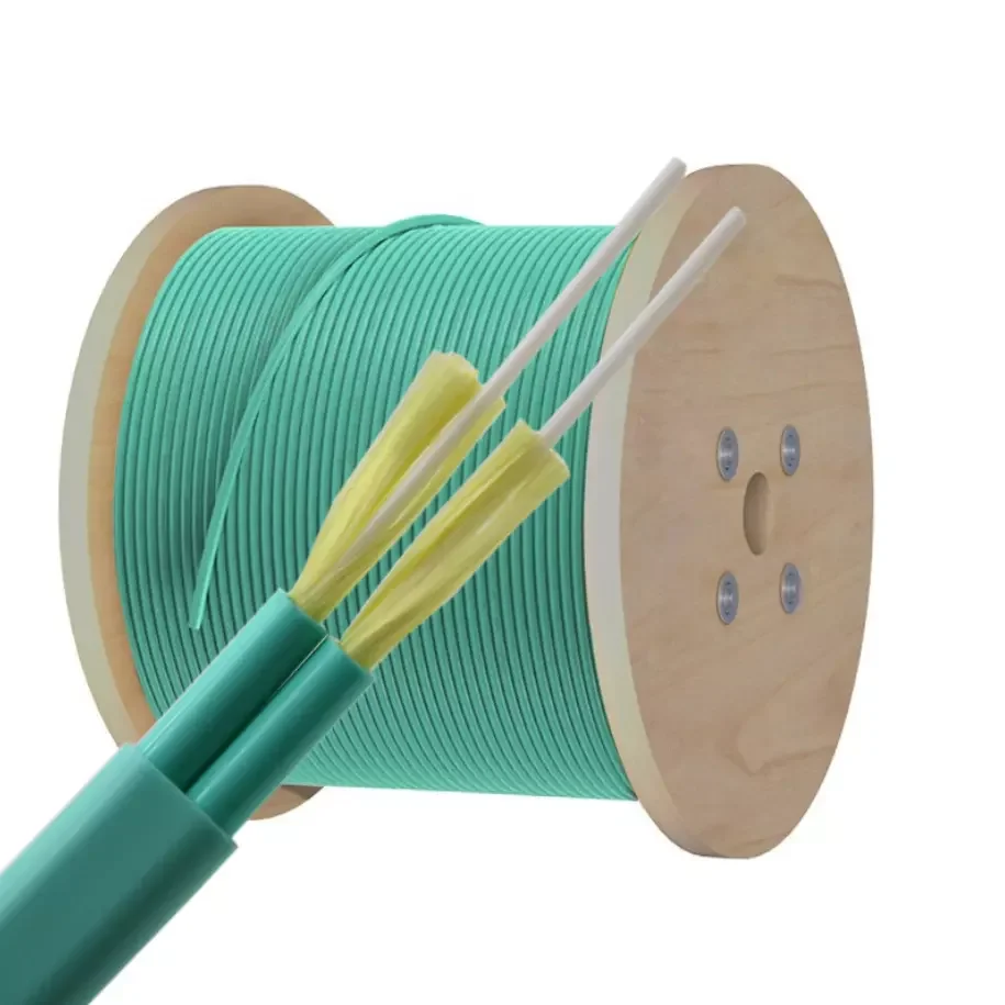 Gjfjbh Gjfjbv Indoor Drop Cable FLat Type Indoor Tight Fibre Optic Cable