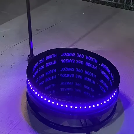 Невероятная 3D 360 Светодиодная фотобудка RGB источник света для идеального воспоминания о событиях