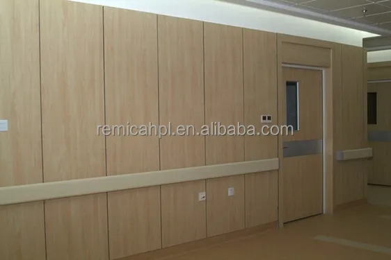  Remica factory custom 4.3*9/1300*2800mm Size Glossy solid wood grain laminate sheet Decorative hpl compact panel