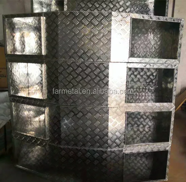 heavy duty aluminium gullwing tool boxes for trucks trailers rotary car parking system metal cabinet case storage