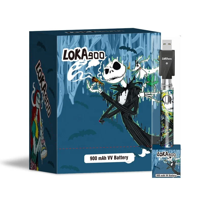 Новое поступление Loka 900 мАч батарея закрутки 510 нить Evod Вапоризатор ручка