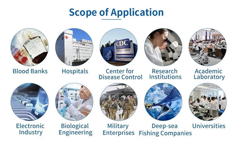 ULT FREEZERS 80 DW-60W620  Horizontal Type Ultra Low Temperature Freezer vaccine storage ULT FREEZER