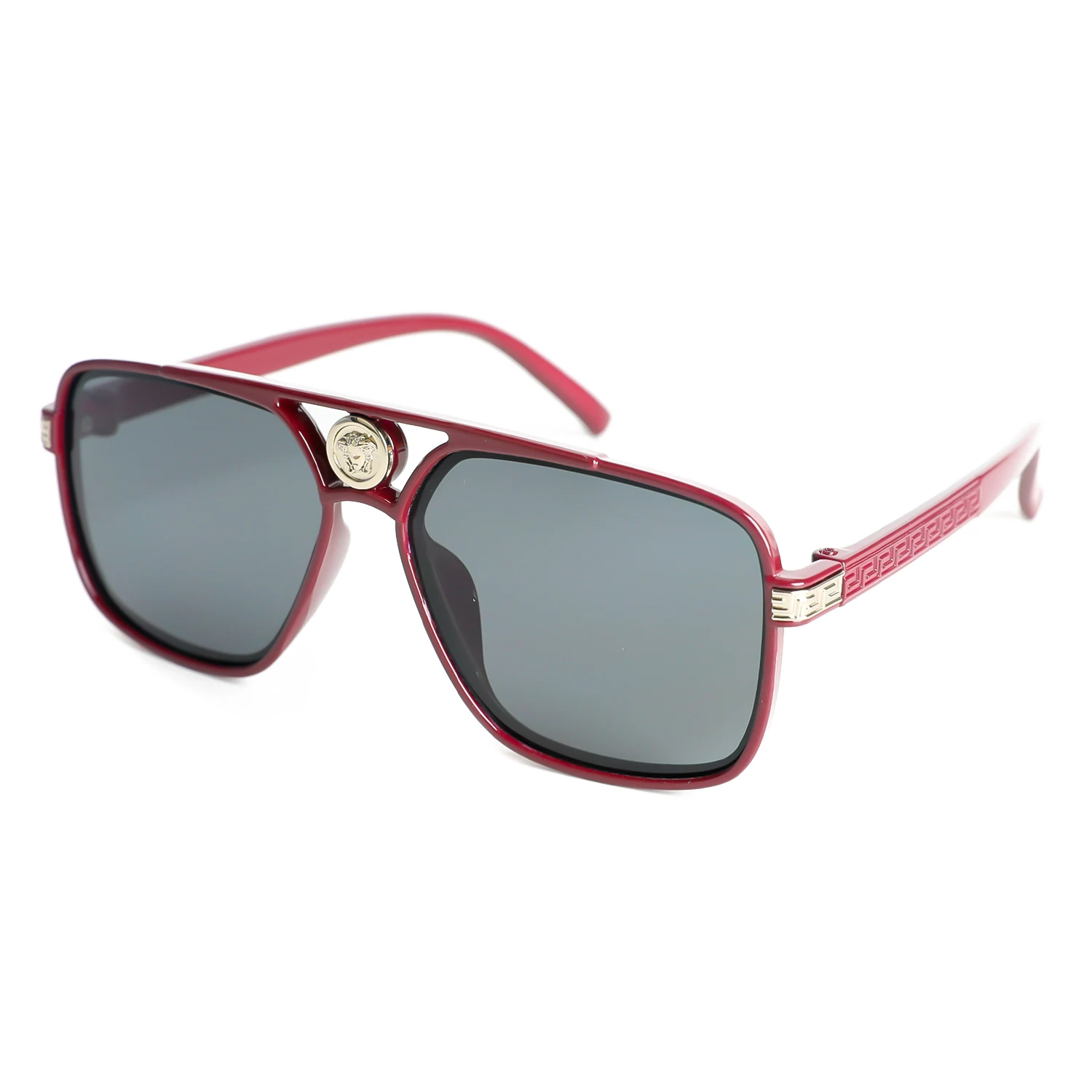 Fine mirror leg Oval frame Premium Sunglasses for Women Sunscreen Retro double beam Rose Light Luxury Sunglasses 131 RT040