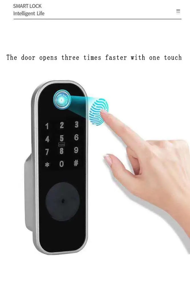2020 ELA New Intelligent Lock Password Keypad fingerprint Cabinet Door Code Locks Intelligent Cabinet Lock