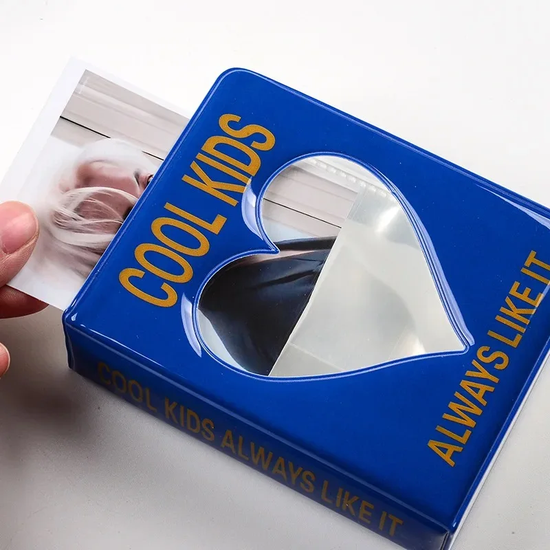 Hollow Out Small Korea Star Kpop Card Mini Photo Album Transparent Photocard Custom Mini Binder Collect Book