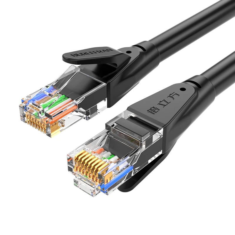 Patch Cord Cat6A UTP 24AWG Cable Pure Full Copper Ethernet Network Cable Patch Cabl Cat For Communication