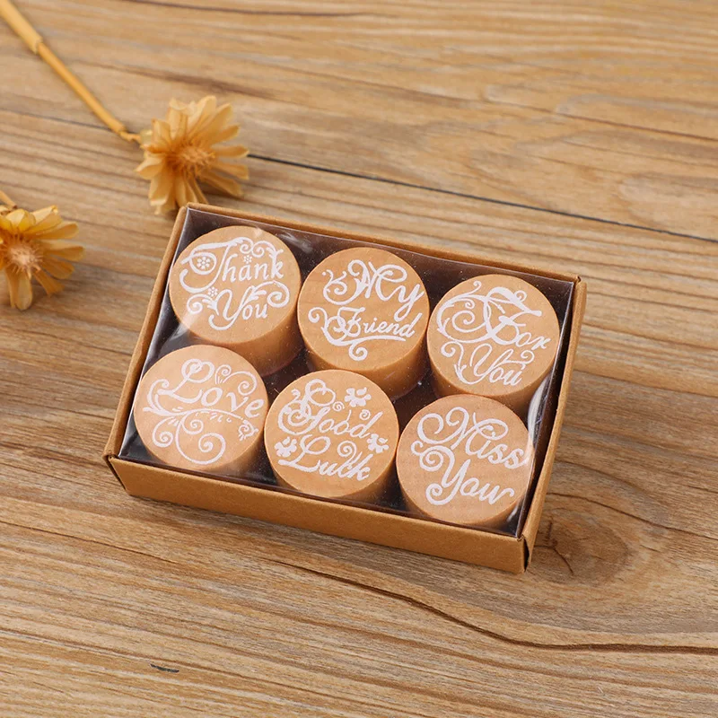 Stamp Wood Rubber Stamps custom Personalized Customize Make Logo Stamp For Office