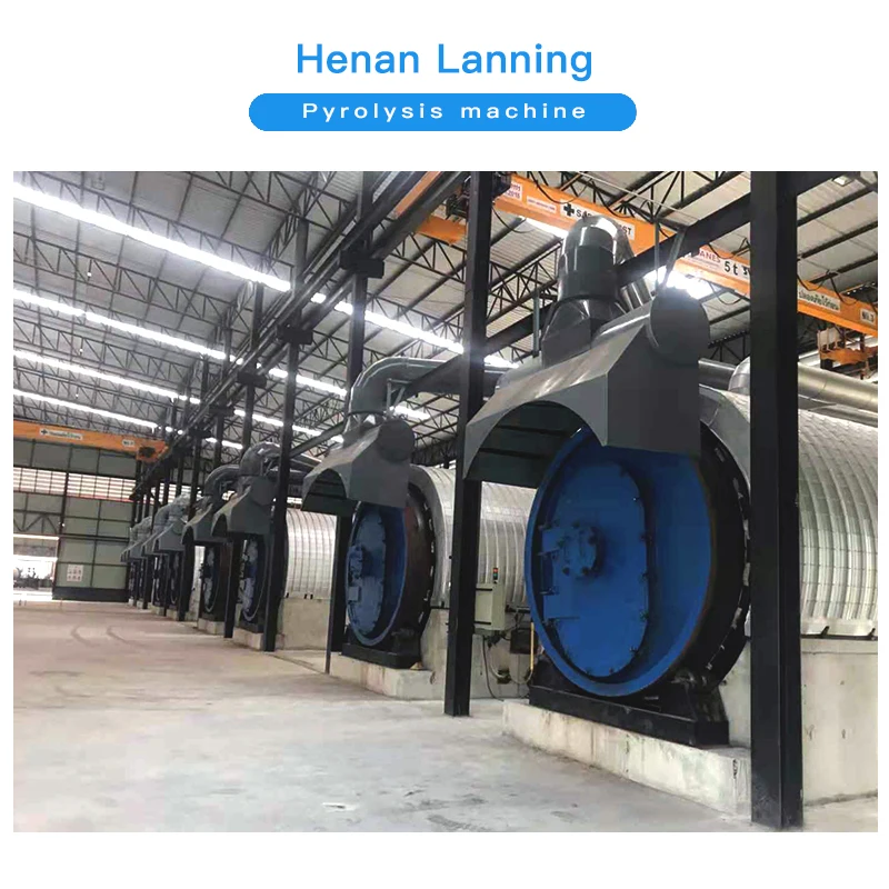 2023 new type waste tire waste plastic to pyrolysis plant oil