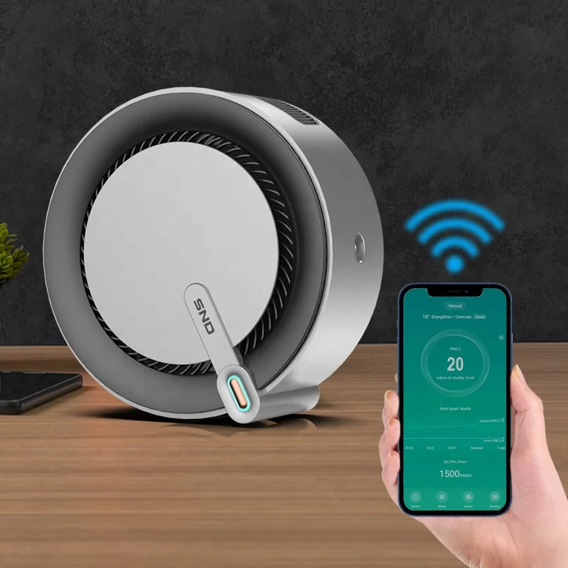 DIY series tuya wifi desktop home air purifier air purifier for home large room air purifier china