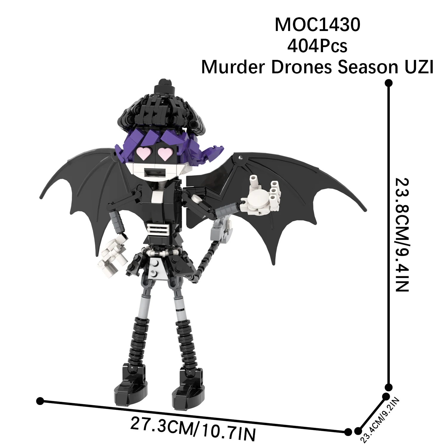 MOC1430-MOC1432  Murder Drones Season V Figures Bricks Child Gifts Mini DIY Building Block Sets Educational Anime Kids  Toys