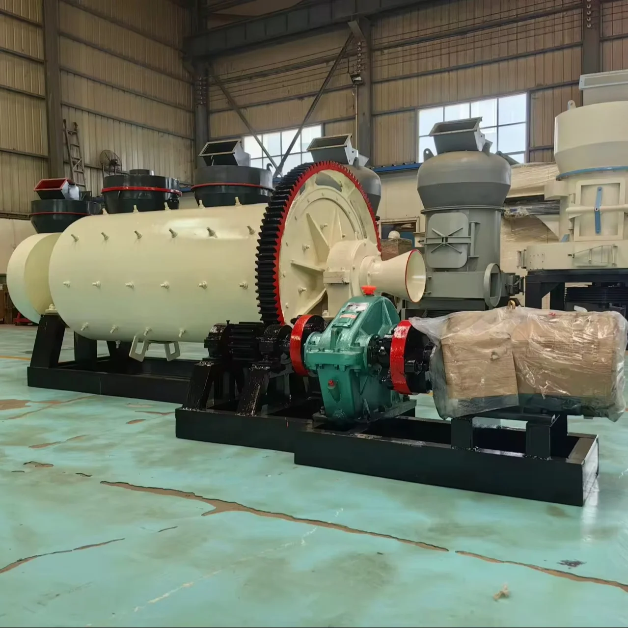 Factory Price Continuous Feed Planetary Ball Mill For Crushing Dolomite Silica Sand Copper Gold Ore