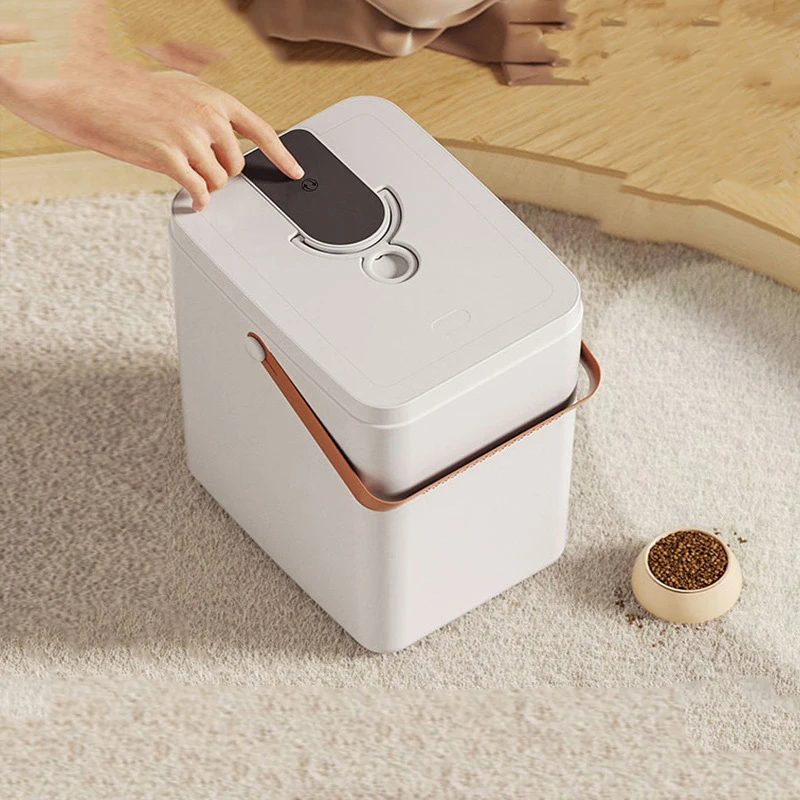 Xianchanpets 13l Vacuum Preservation Moisture-Proof Insect-Proof Rice Box Airtight Storage Container Pet Dog Food Container