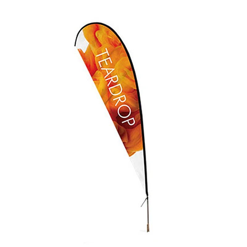 Advertising Exhibition Outdoor Event Feather Flag Teardrop Banner Flying Beach Flag Banner