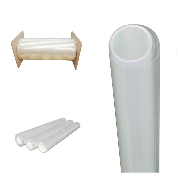 transparent100~250 micron custom  lamination Hard-coated plastic film roll for labels nameplates from Chinese manufacturer
