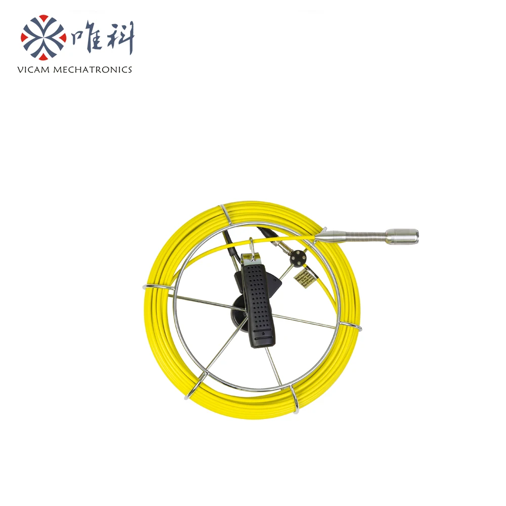 Pipe inspection system spare part 20m 30m 50m fiberglass push rod cable