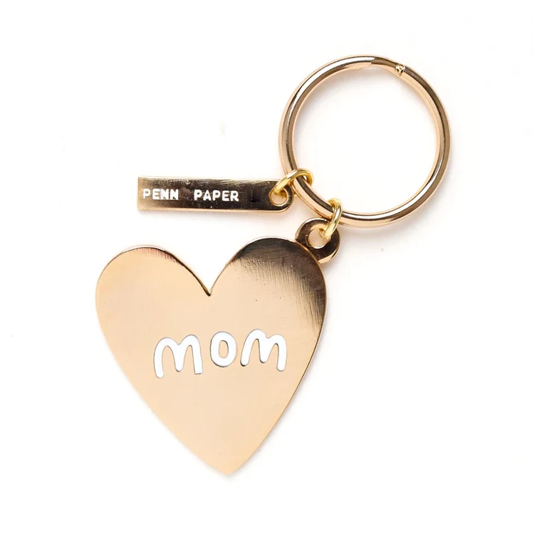 Hot Sell Listed Wooden Pom 3D Metal Hard Enamel Key Chain with Hook