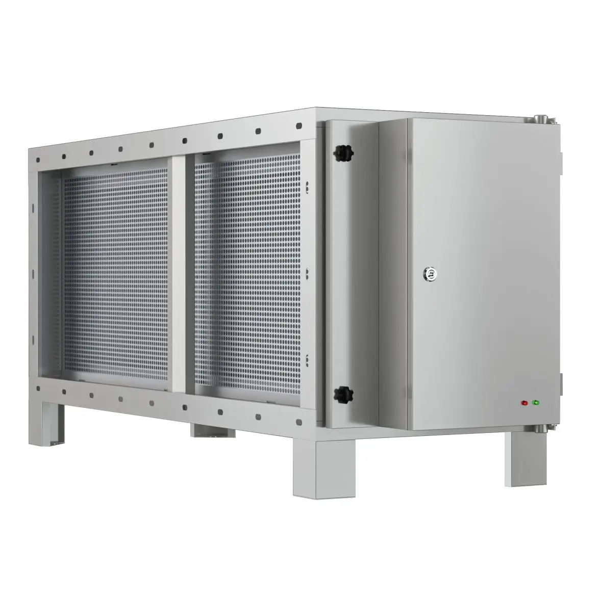 Electrostatic Air Purifier for Cooking Fume and Grease Extraction and Emission Control