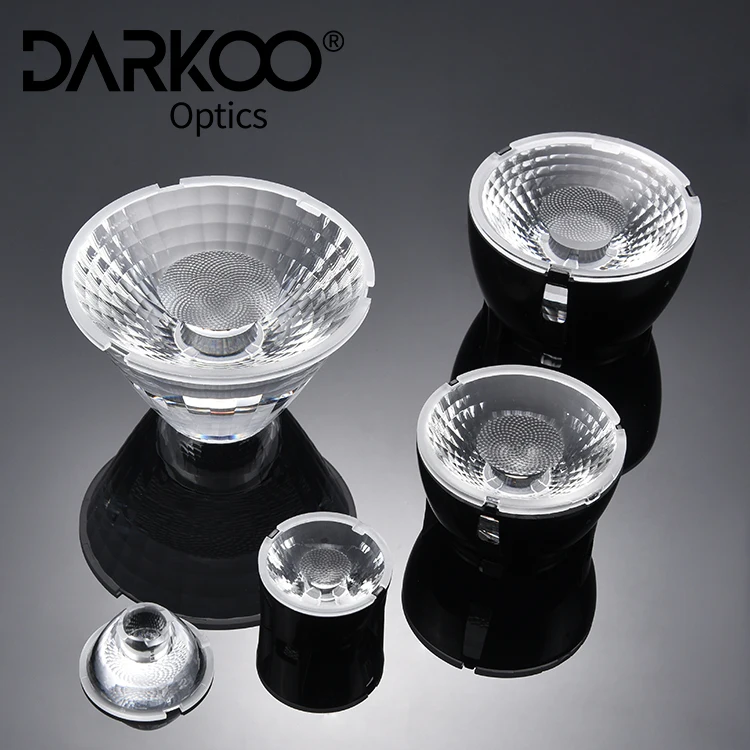 Cob Led Lens Plastic 3535 35mm Single Lens Commercial Transmittance Optical Round Lenses For Diameter 28mm Led Lens