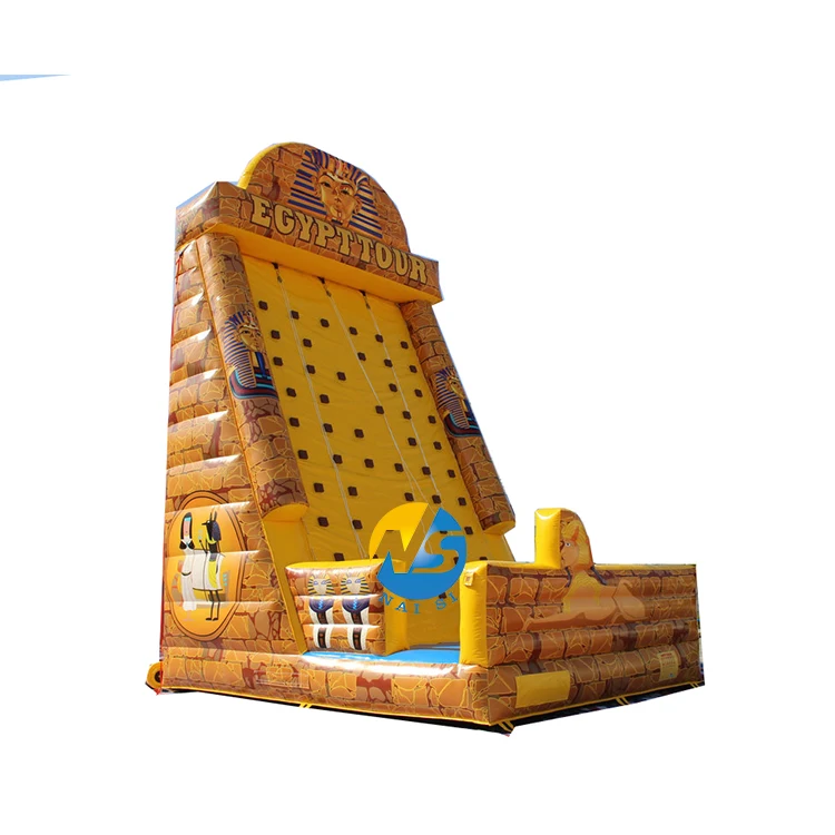 Funny Outdoor Playground Sport Game Inflatable Rock Climbing Walls For Kids