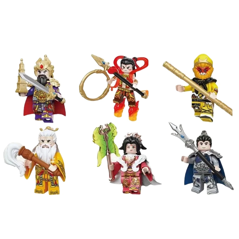 DK30319 Dragon Palace fairy tales Shrimp Soldier Crab General Mini Blocks Building Block Toys for Kids boys girls