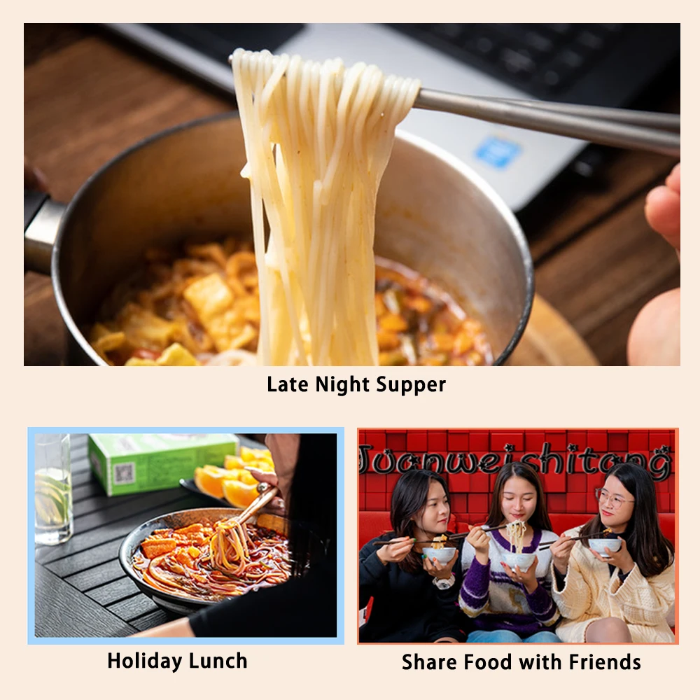 
Bagged Spicy Instant Noodles Chinese Food Liuzhou Luosifen Luosi Hot And Sour River Snails Rice Noodle Snack Drop Shipping 300g 